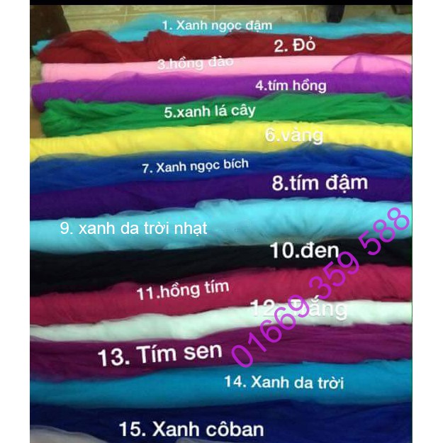 Vải voan lưới mềm loại 1 (15k/1m)