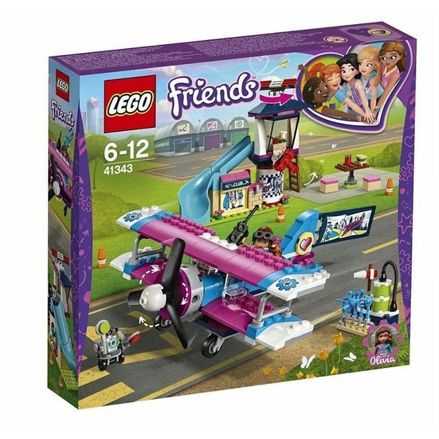 Lego Friends 41343 - Heartlake City Airplane Tour - Bộ xếp hình Lego Chuyến bay khám phá thành phố