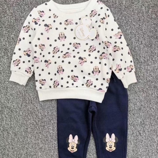 BỘ NỈ BÉ GÁI MINNIE