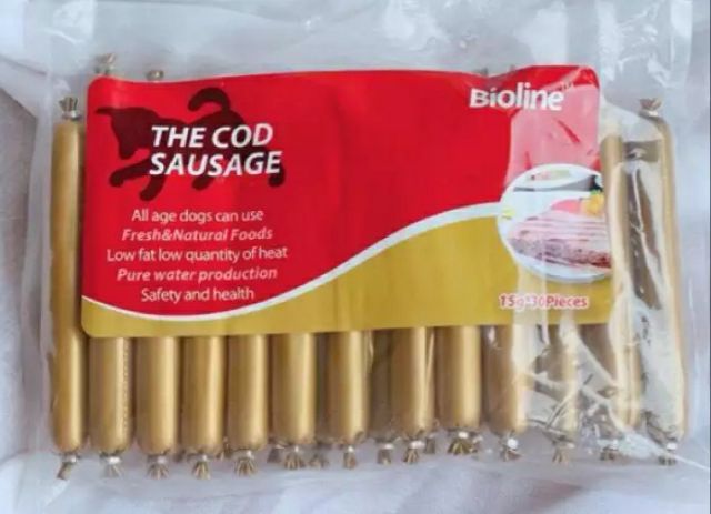 Set 10 Chiếc Xúc Xích Ăn Liền Bioline  Dành Cho Chó Mèo 3 Vị, Mix Vị Theo Yêu Cầu - Bánh Thưởng Cho Chó