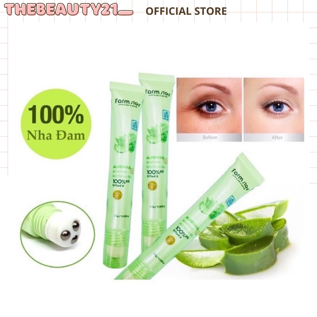 Lăn Mắt Nha Đam (Giảm Thâm, Sưng, Quầng Bọng Mắt ) 30ml