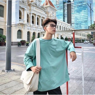 Áo Tay Dài BASIC LONG SLEEVE Màu Xanh Mint Unisex