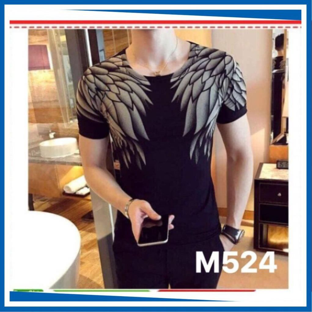 Áo Phông Nam Đẹp 🥇FREESHIP️🥇 Áo Thun Nam Tay Ngắn Cổ Tròn Cao Cấp In Hình Mã áo: NA524 . 👑