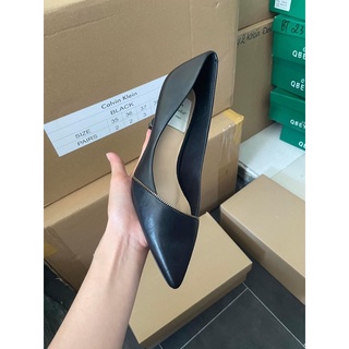 Giày da gót nhọn 5cm xuất xịn