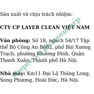 Nước giặt hữu cơ Layer Clean 2L
