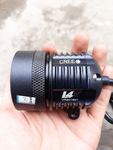 Đèn Trợ Sáng L4x Cree T6 .Gắn Phuộc.Gắn Chân Gương.