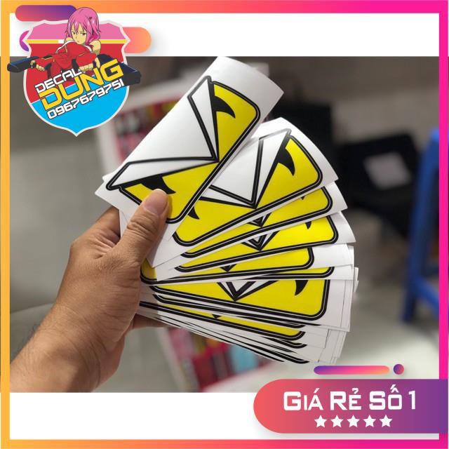 Combo 10 cái tem giấy mắt fendi size 5x12cm