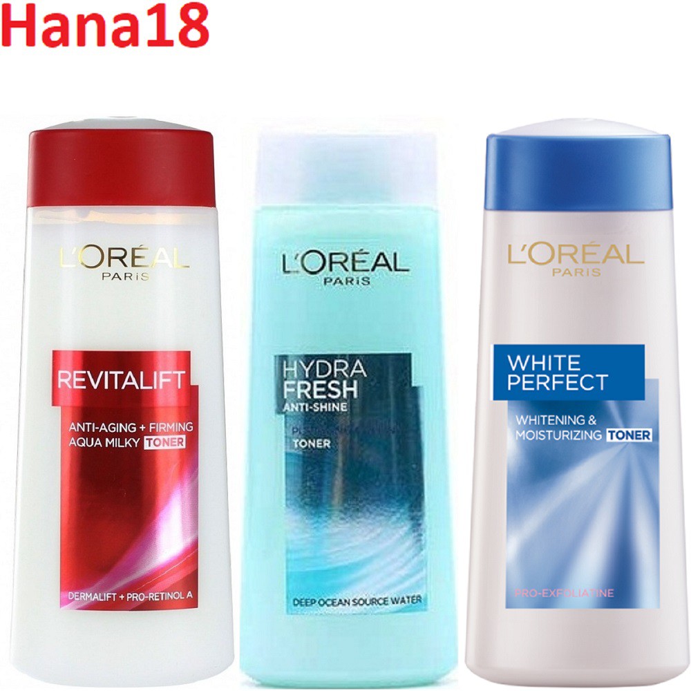 HOT Nước Hoa Hồng Loreal Paris Revitalift Aqua Milky 200ml Hana18 cung cấp hàng 100% chí 2020 new