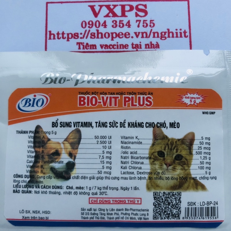 BIO VIT PLUS. BỔ SUNG VITAMIN, TĂNG SỨC ĐỀ KHÁNG