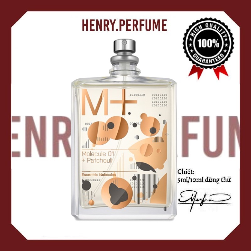 ⛅ Mước hoa ESCENTRIC MOLECULES M+ MOLECULE 01 + PATCHOULI 10ml/20ml ®️