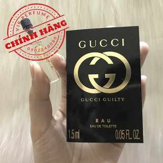 [ Vial ] Nước hoa nữ Gucci Guilty Eau EDT 1.5ml
