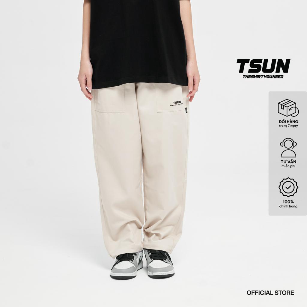 Quần Dài TSUN KhakiPant - Kem - [UNISEX] - Thêu - In