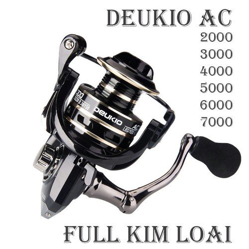 Máy Câu Cá Full Kim Loại Deukio AC - Máy Câu Cá DEUKIO AC.2000-3000-4000-5000-6000-7000