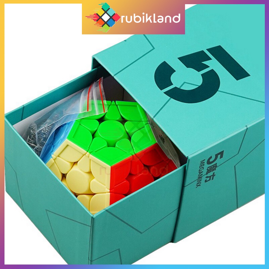 Rubik Megaminx MGC YJ Megaminx M Đồ Chơi Trí Tuệ Rubic Biến Thể 12 Mặt Có Nam Châm