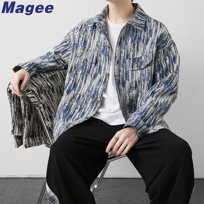 Áo Khoác Jeans vintage Thời Trang Cá Tính Cho Nam