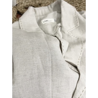 Set Blazer Linen premium