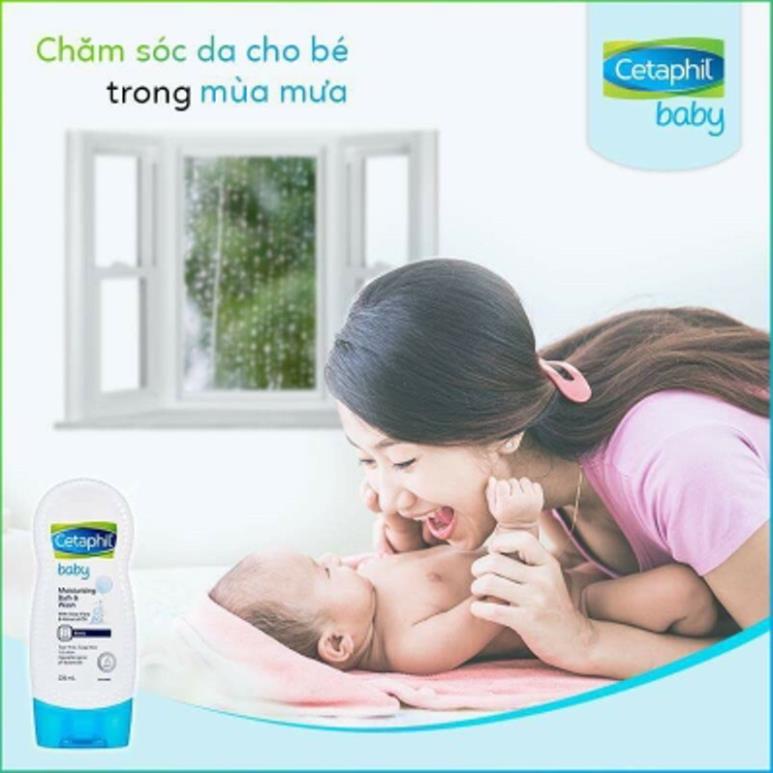 [DATE XA] Cetaphil Baby Gentle Wash &amp; Shampoo sữa tắm gội toàn thân cho bé - Chai 230ml