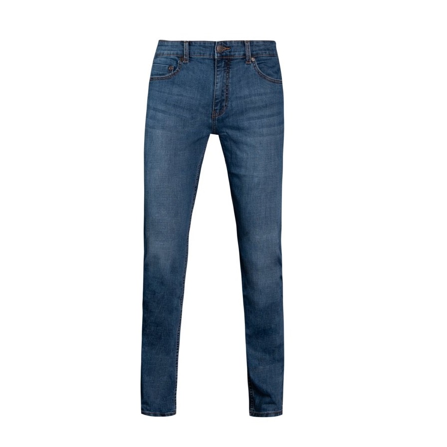 Quần Jean Nam Quần Bò Nam Hàng Hiệu Cao Cấp Owen QJSL23060 Ống Côn Slim Fit Màu Xanh Nhạt Trơn Chất Liệu Cotton | BigBuy360 - bigbuy360.vn