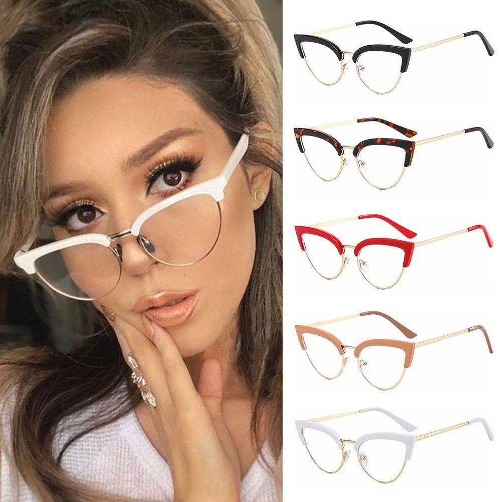 Mắt Kính Đọc Sách Máy Tính Làm Đẹp Hợp Thời Trang Màu Xanh Dương Nhạt Dành Cho Nam Nữ