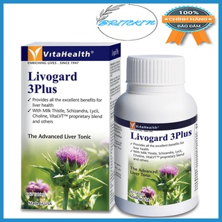 Viên Uống Tăng Cường Chức Năng Gan, Mát Gan,Giải Nhiệt,Thải Độc Gan VitaHealth Livogard 3Plus (Hộp 60 Viên)