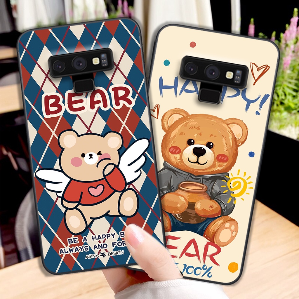 Ốp lưng Samsung Note 8 / Samsung Note 9 gấu cute SIÊU RẺ-SIÊU CHẤT