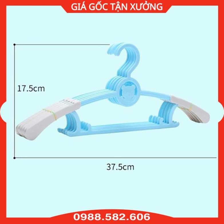 [SET 5 CHIẾC] Mắc Treo Quần Áo Hình Gấu Đáng Yêu - Móc Phơi Quần Áo Trẻ Em - BTT00202