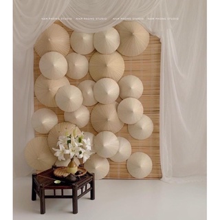 Nón Lá Trang Trí Đủ Size siêu rẻ- trang trí làm decor,trang trí tết( size từ 7cm- 35cm)