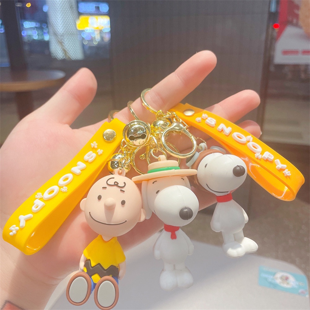 Móc Khóa Silicon Hình Chú Chó Snoopy Dễ Thương