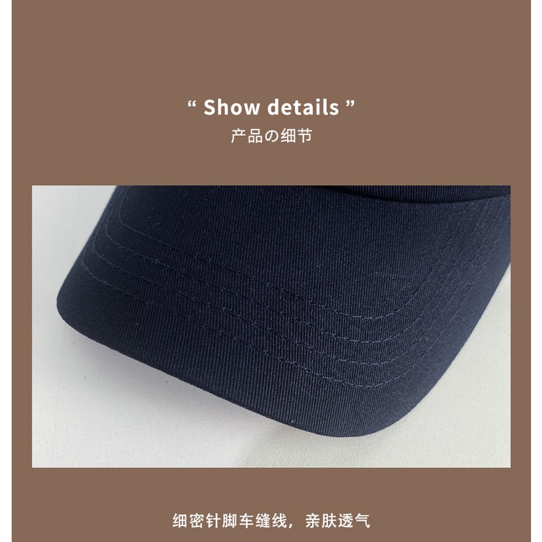 Mũ Lưỡi Trai Thêu Chữ Phong Cách Nhật Bản