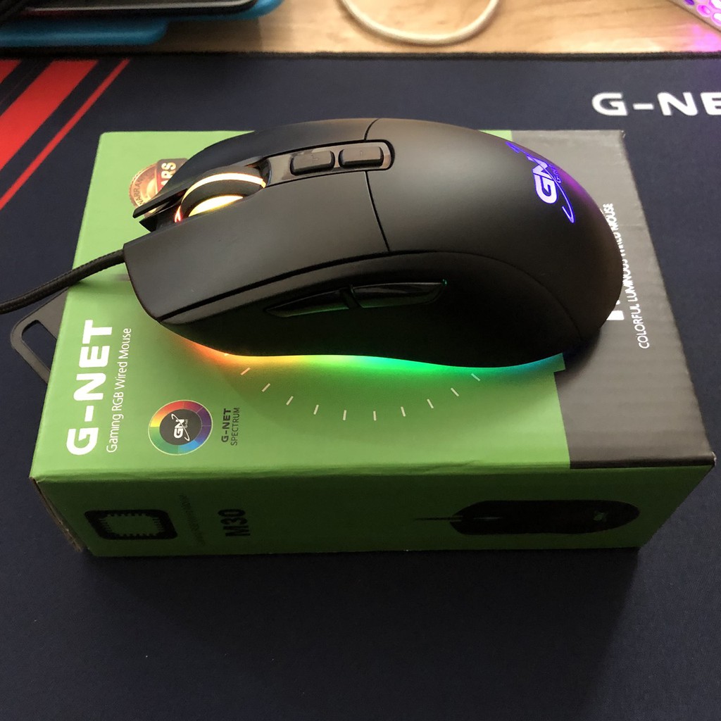 Chuột game G-Net M30 RGB DPI 4000