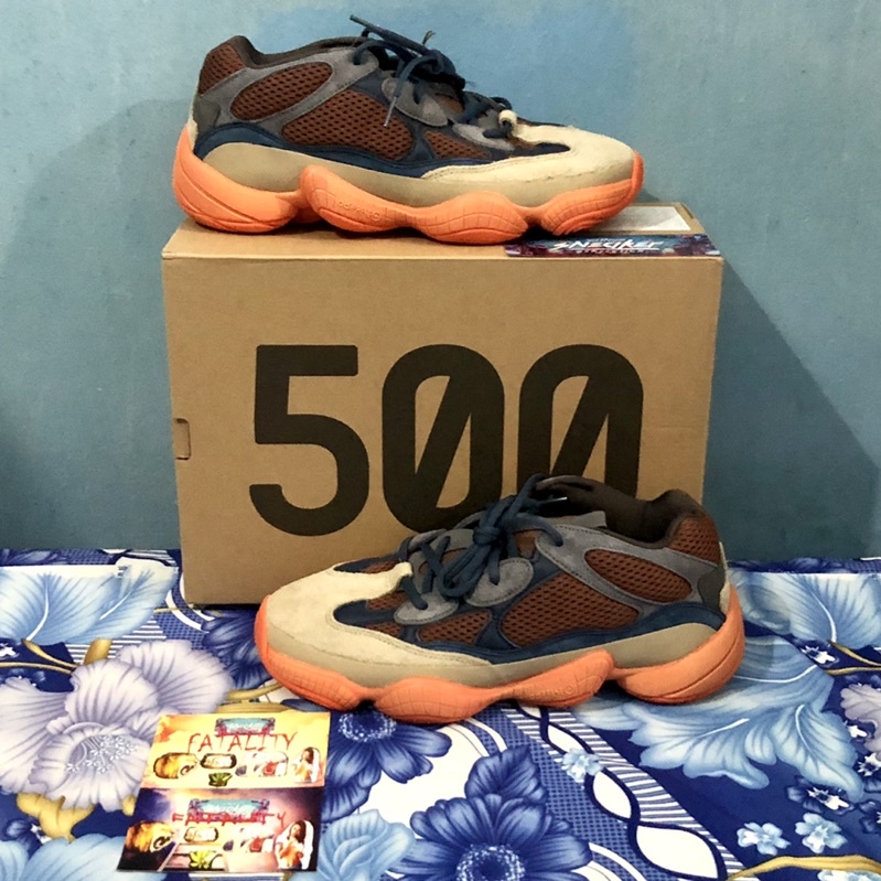 'Giày Cổ Thấp' adidas Yeezy 500 'Enflame'