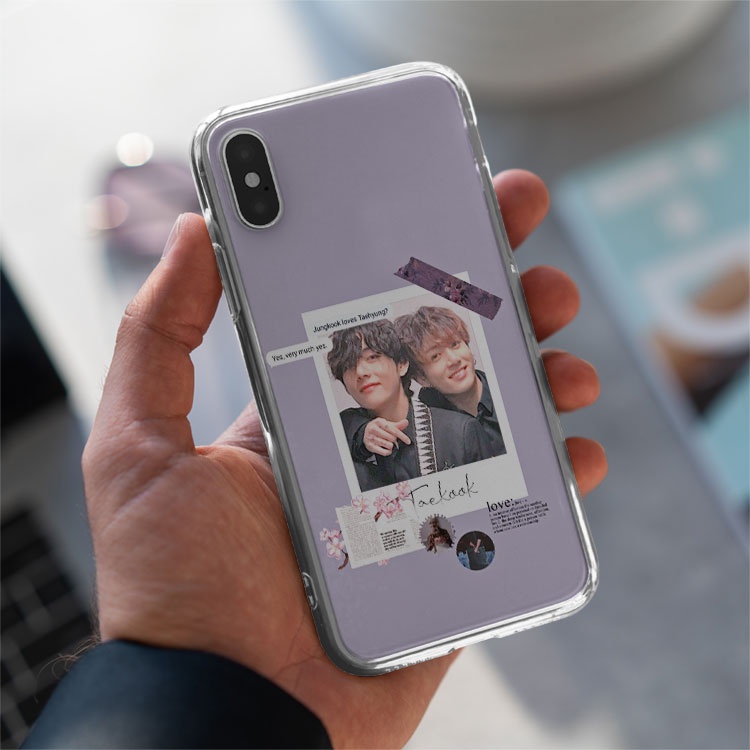 Ốp điện thoại IDOL Taekook love cho Iphone 7/7Plus/8/8Plus/X/Xs/Xs Max/11/11 Promax/13/13 Promax BLUGDR0091