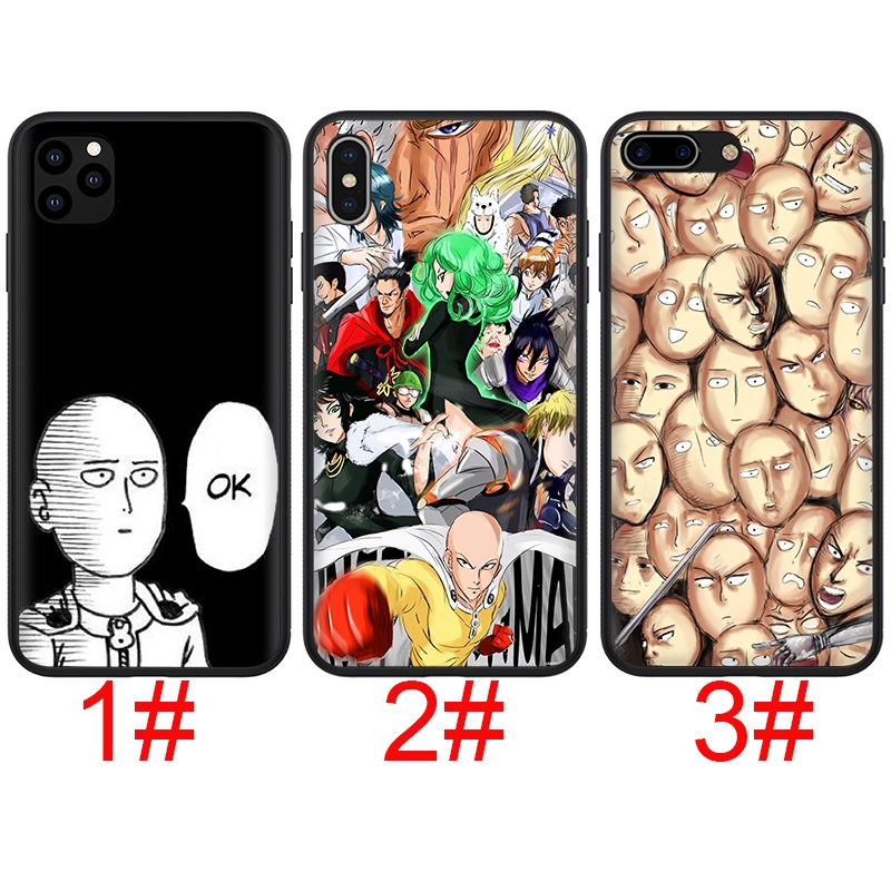 Ốp lưng hình One Punch Man cho Apple iPhone 11 Pro XS Max XR X 8 7 6S 6 Plus 5S 5 SE 2020
