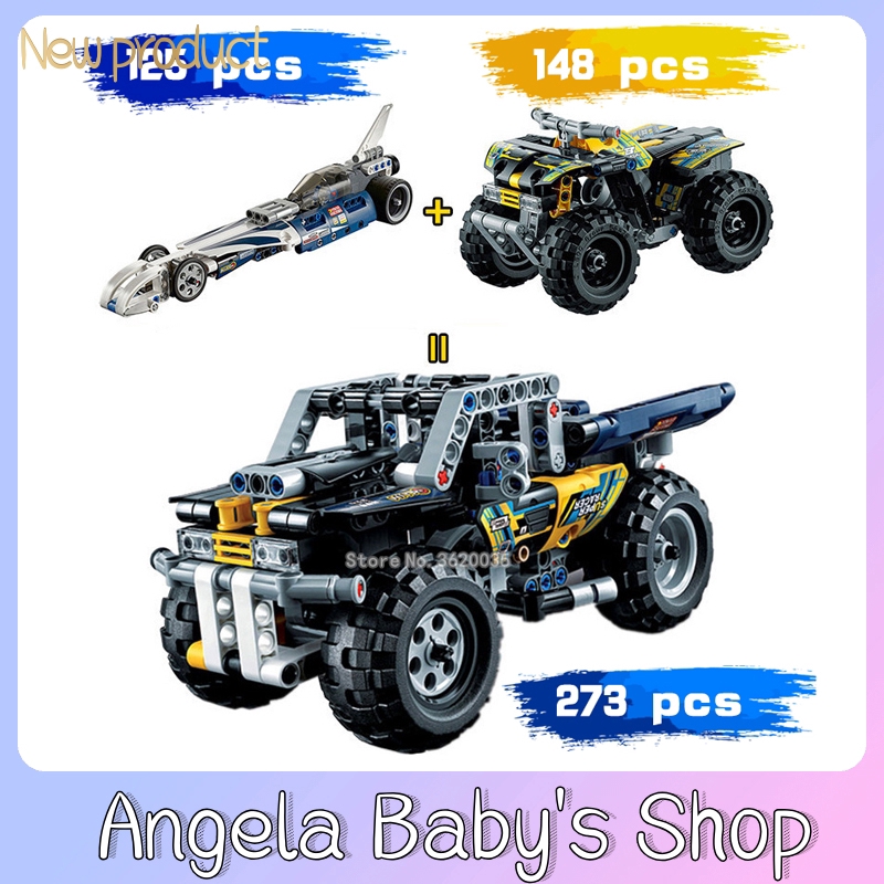 Bộ linh kiện lắp ráp lego 42033 42034 decool 3415 3416 2trên , technic