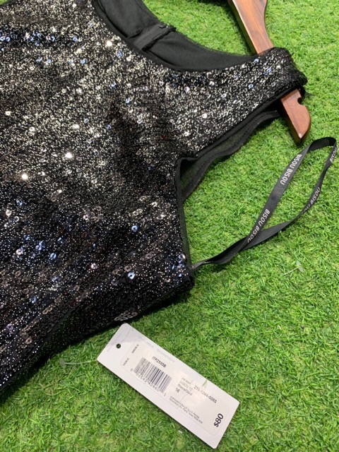 Đầm bisou sequin sz16