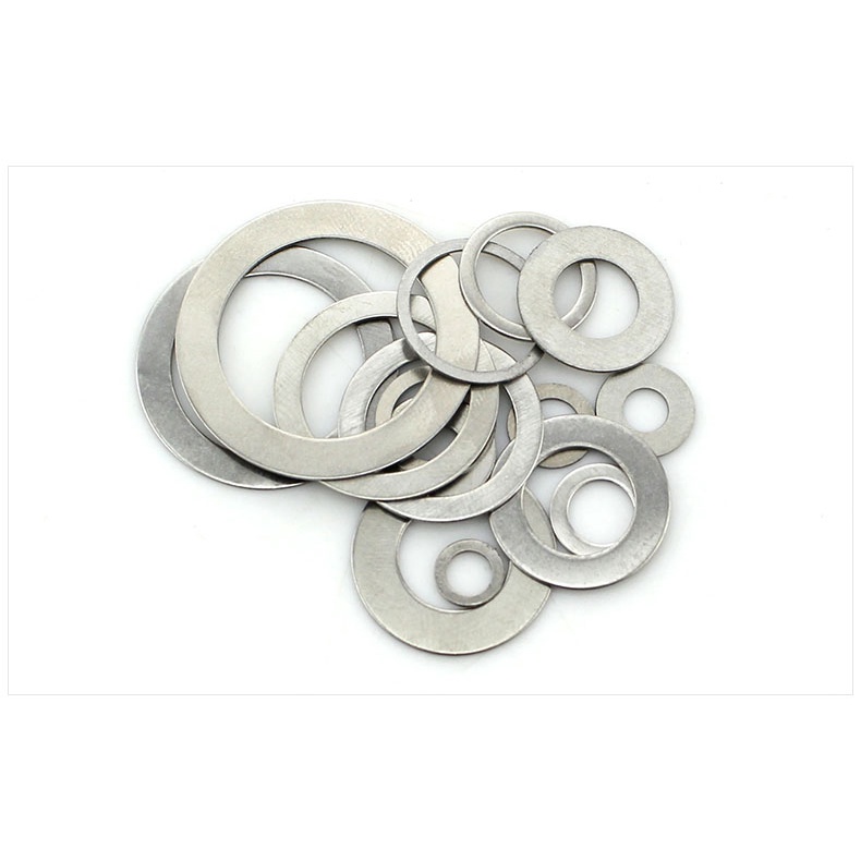 Set 10 Vòng Đệm Phẳng Dày Dặn Bằng Thép Không Gỉ 304