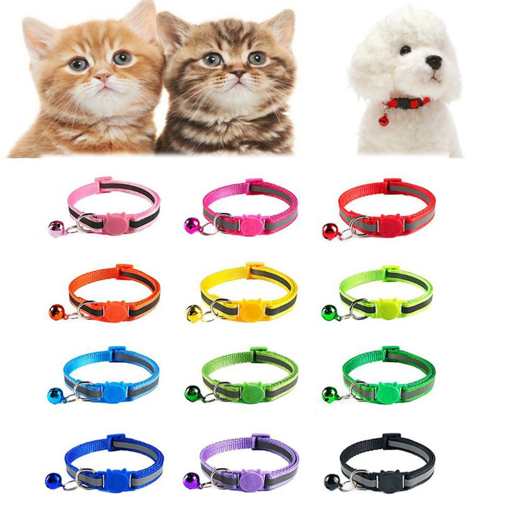 Vòng cổ phản quang nhiều màu tuỳ chọn dễ thương cho thú cưng