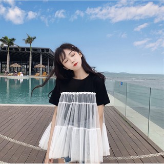ÁO PHÔNG PHỐI LƯỚI ULZZANG