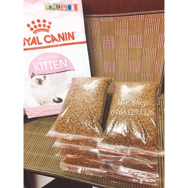 Thức ăn khô cho mèo Royal Canin Kitten 36 &amp; Fit 32 gói 1 kg