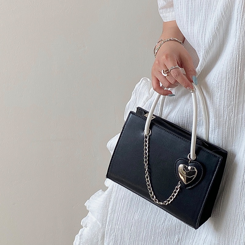 Túi xách IELGY hình vuông phối dây xích thời trang cho nữ