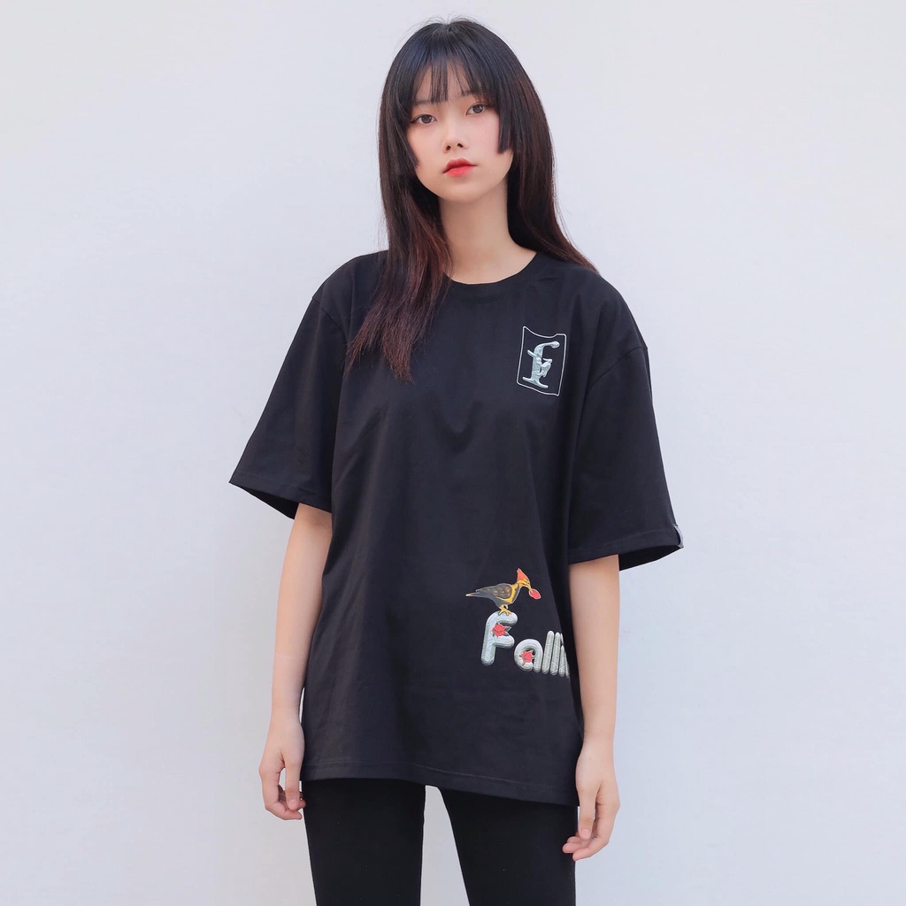 Áo Thun Tay Lỡ Unisex FALLING IN LOVE TEE - THE F BRAND | BigBuy360 - bigbuy360.vn