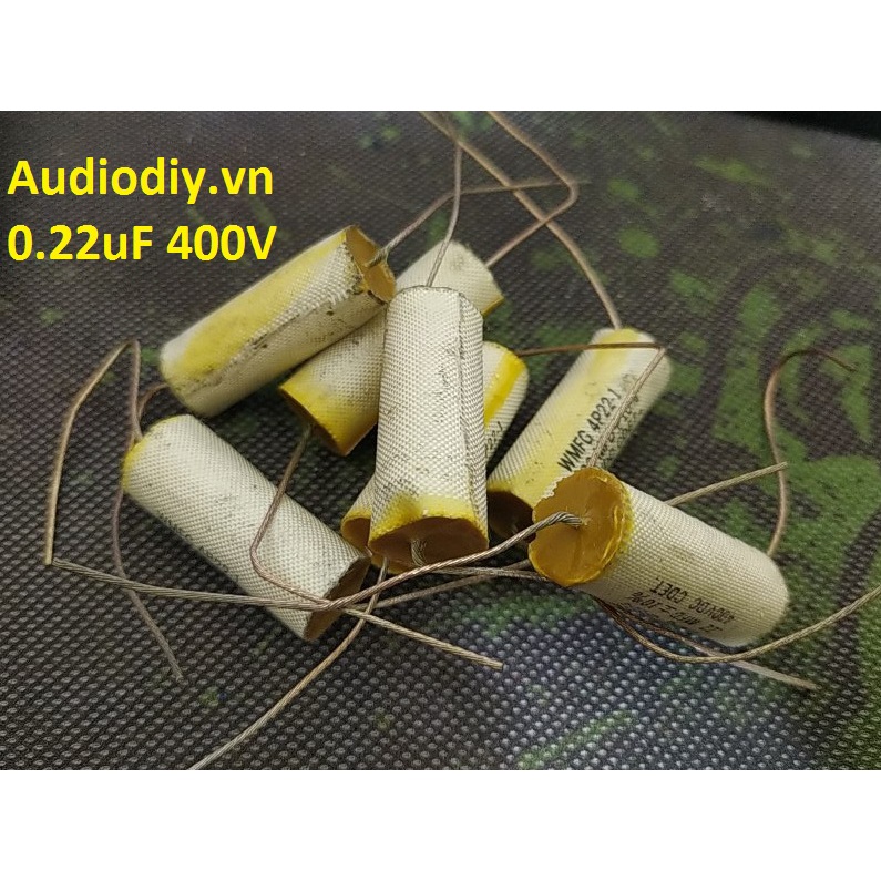 Tụ nối tầng Mỹ cổ 0.22uF 400V