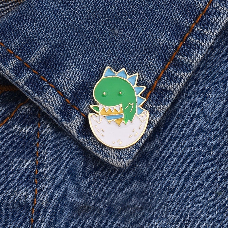 Ghim Cài Áo Hình Khủng Long Nhỏ Dễ Thương