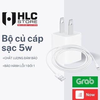 Bộ củ cáp sạc nhanh iphone 5, 6, 7, 8, X, 11 cóc sạc không kén máy, không báo lỗi, không loạn cảm ứng