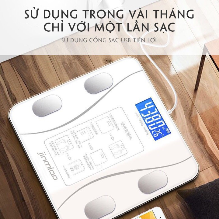 [NEW] CÂN ĐIỆN TỬ KẾT NỐI BLUETOOTH, ĐO CHỈ SỐ SỨC KHỎE, ĐO CHUẨN CHỈ CHỈ SỐ CƠ THỂ, CÓ APP KIỂM TRA (VIDEO HƯỚNG DẪN)