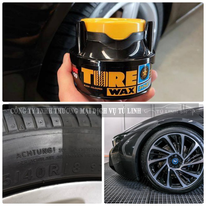 Sáp phủ bóng lốp xe Tire Black Wax - Soft99 ( Tạo Độ Đen Thời Gian Dài ) chính hãng Nhật Bản