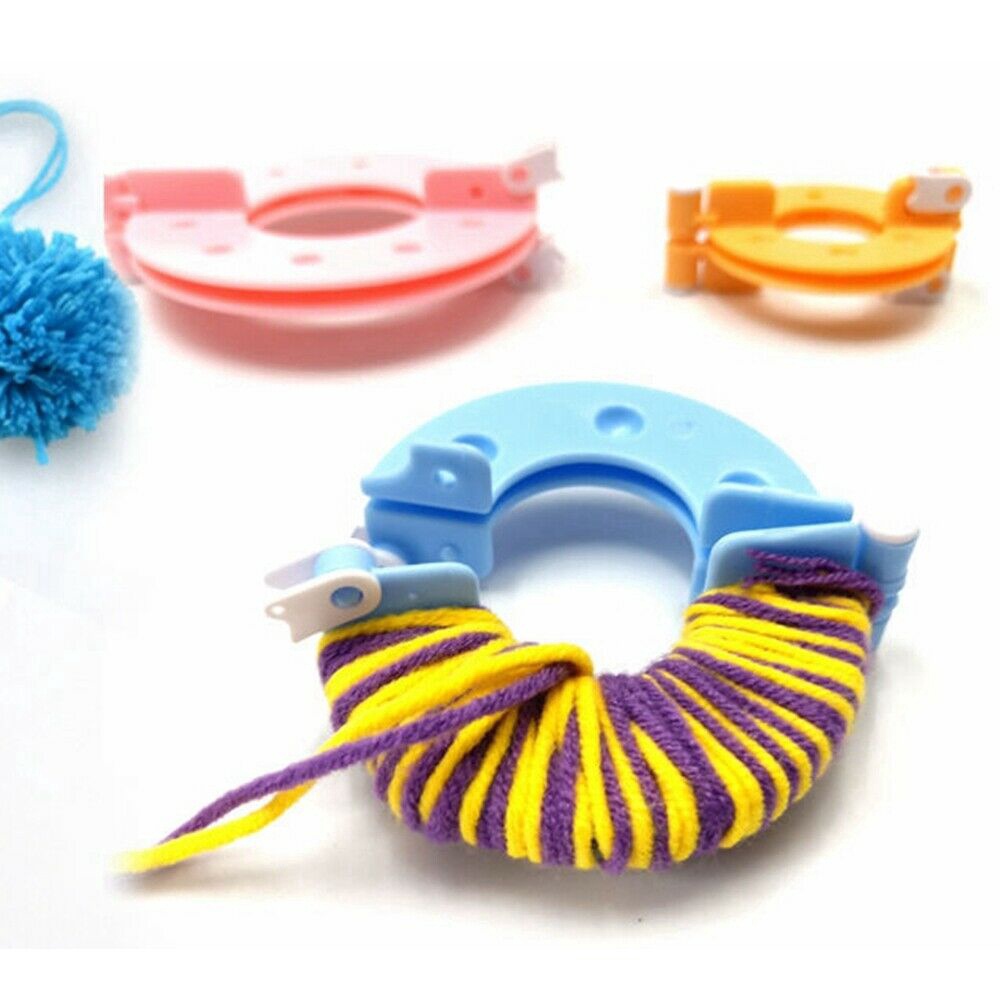 Bộ 8 Dụng Cụ Làm Quả Cầu Lông Xù / 4 Kích Cỡ Khác Nhau