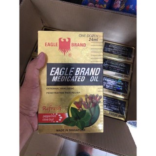 Dầu gió Eagle Brand Mỹ mẫu mới màu vàng - Hương thơm của nụ đinh hương - Ngọc Lan