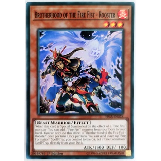 [Thẻ Yugioh] Brotherhood of the Fire Fist - Rooster |EN| Super Rare