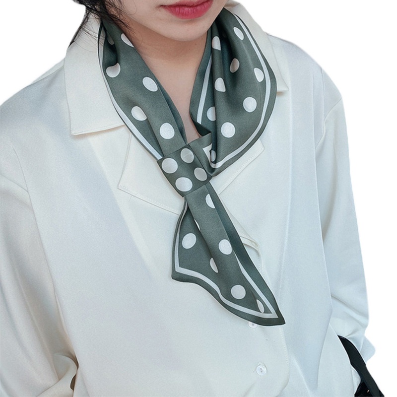 Khăn choàng cổ giả lụa dáng dài họa tiết chấm bi phong cách Hàn Quốc cho nữ
 | BigBuy360 - bigbuy360.vn